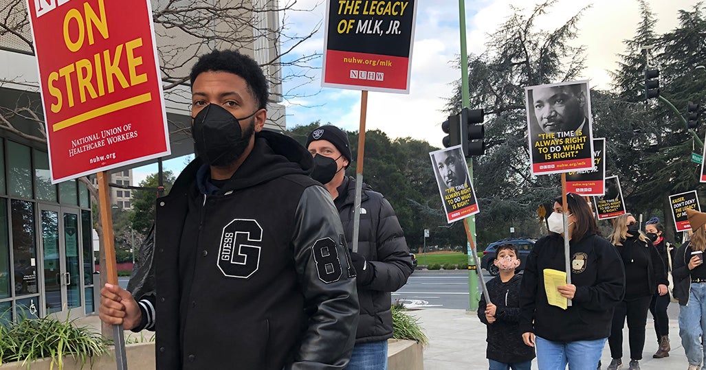 Hundreds of Kaiser Mental Health Clinicians Strike To Demand Better