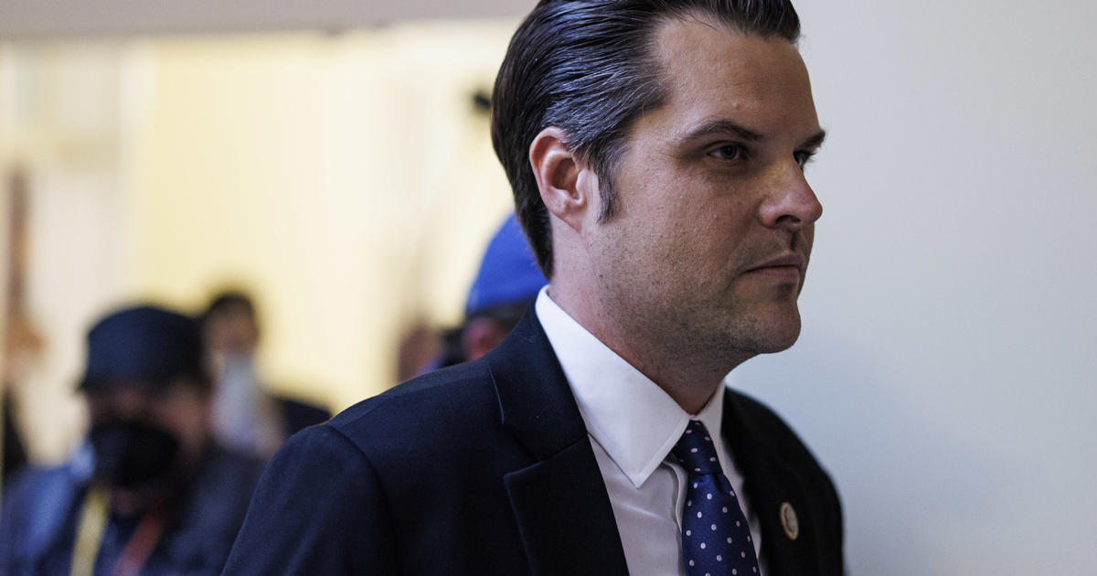 Woman arrested and charged for allegedly throwing wine at Rep. Matt Gaetz