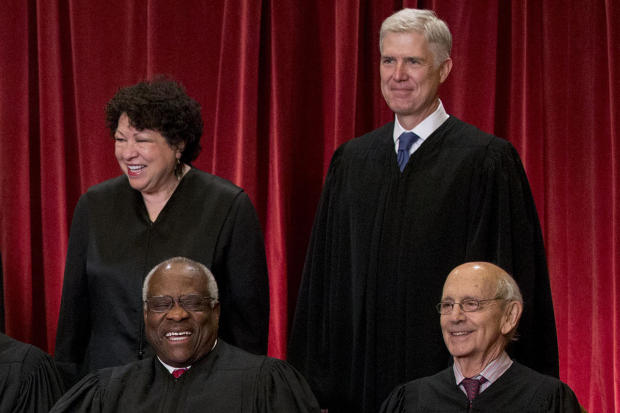U.S. Supreme Court Justices Sit For Their Official Photograph 