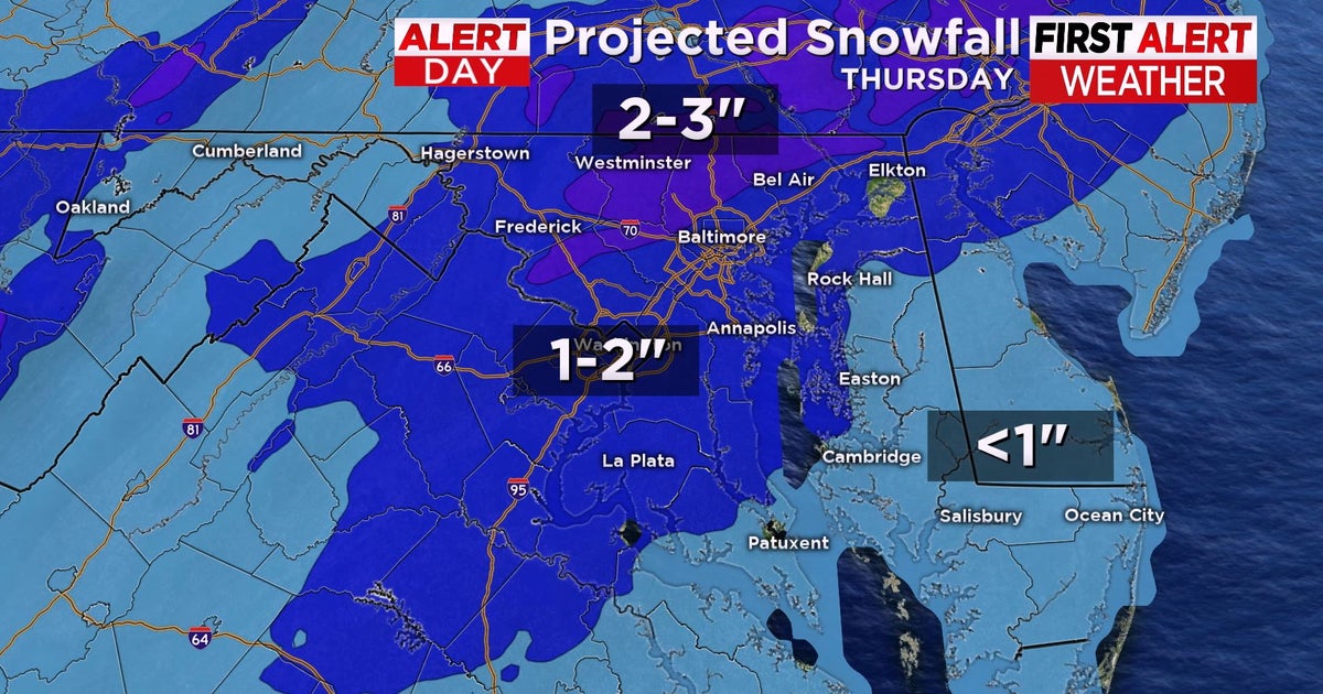 Most of Baltimore area now under Winter Storm Watch