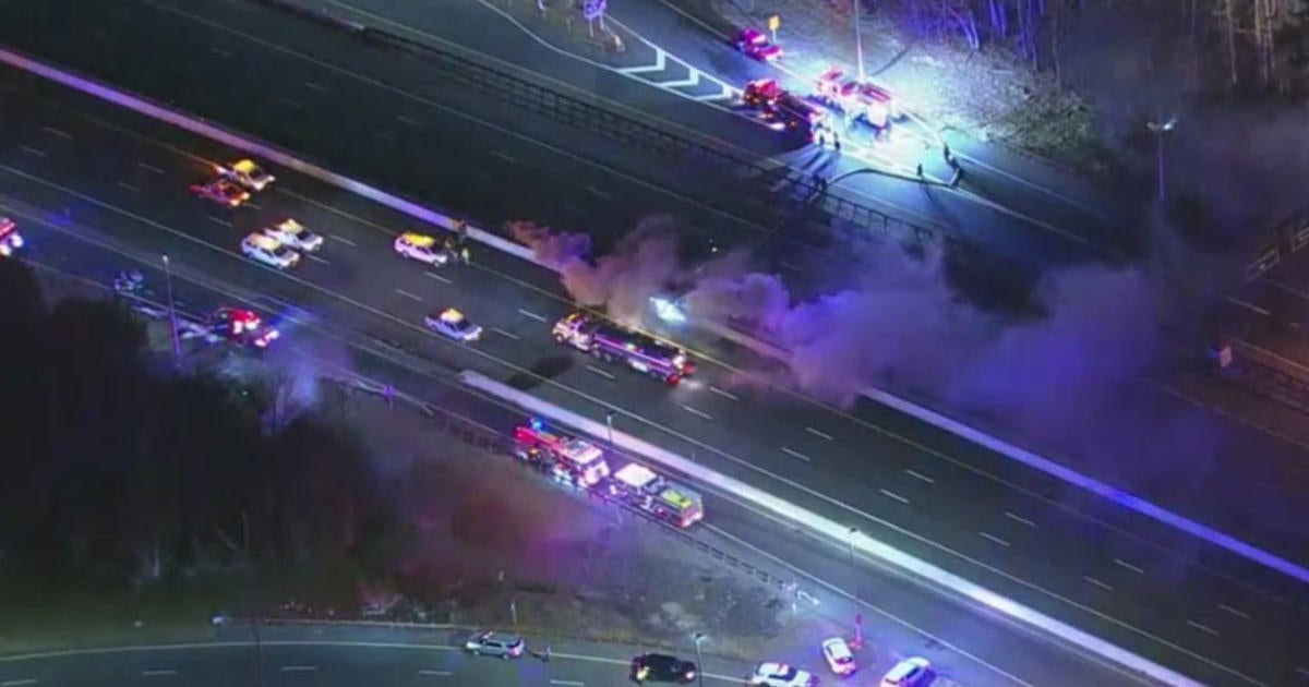 Fire Shuts Down Garden State Parkway In Brick Township CBS New York