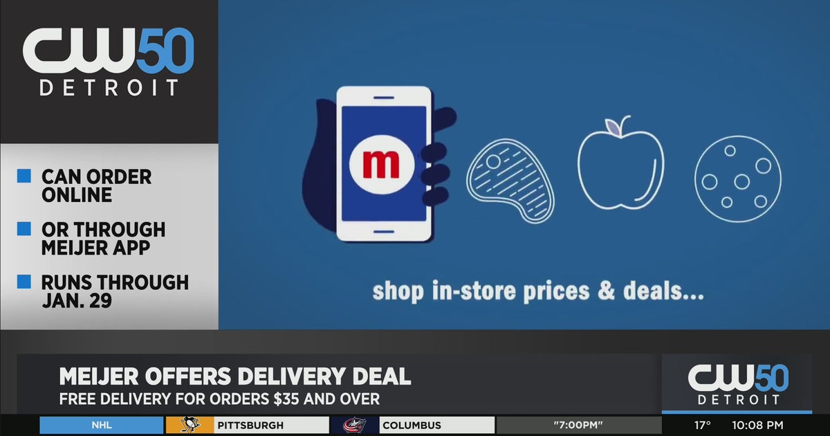 Meijer Offering Free Delivery On Orders 35 And More CBS Detroit