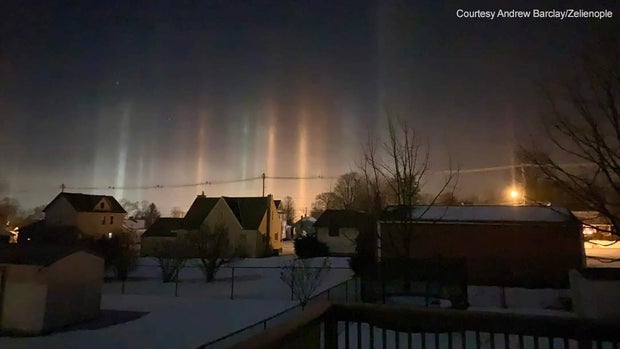 light pillars zelienople 