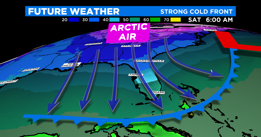 Miami Weather: Coldest Air Of The Season Moves In This Weekend - CBS Miami