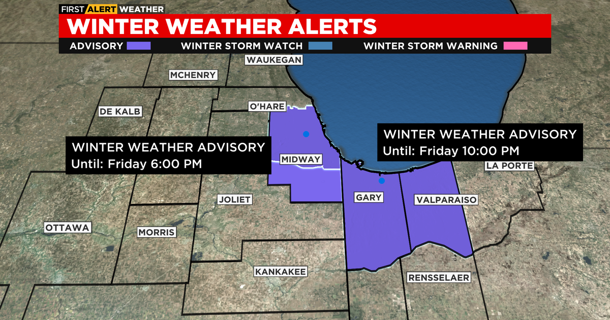 Chicago Weather Alert: Winter Weather Advisory Kept In Place As Lake ...