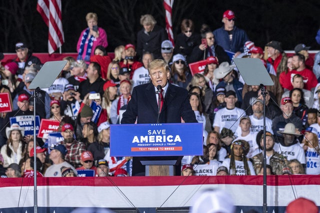 Trump rally in Conroe 