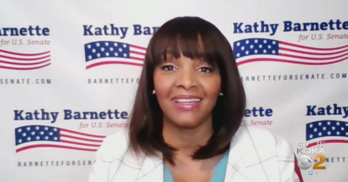 Kathy Barnette Hopes To Become Us Senate S First Black Republican Woman Cbs Pittsburgh