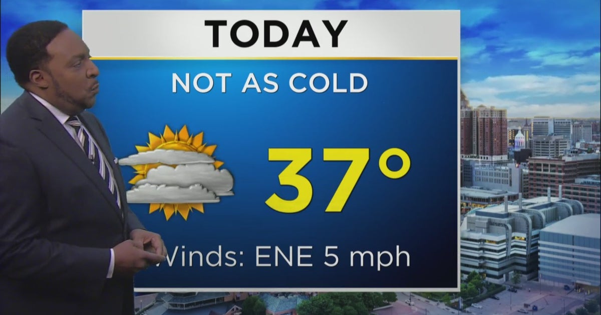 Maryland Weather: Calm, Cloudy & Cold Monday - CBS Baltimore