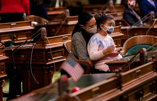 Legislature in session at Capitol in Sacramento,CA. 