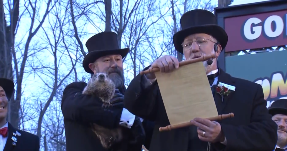 Six more weeks Punxsutawney Phil sees his shadow CBS Pittsburgh