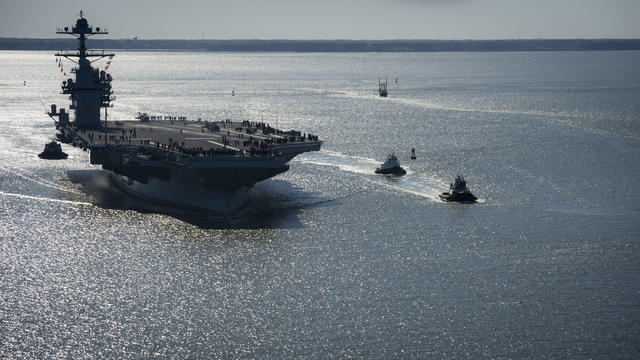 USS Gerald R. Ford Begins Builder's Sea Trials 