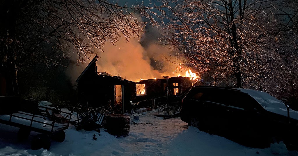 Washington County Home Considered Total Loss After Going Up In Flames ...