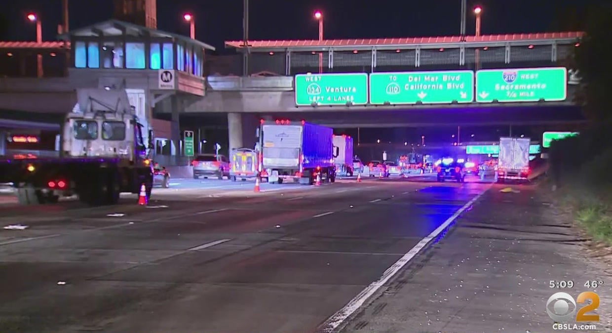 Pedestrian Death Shuts Down 2 Lanes Of Westbound 210 Freeway In