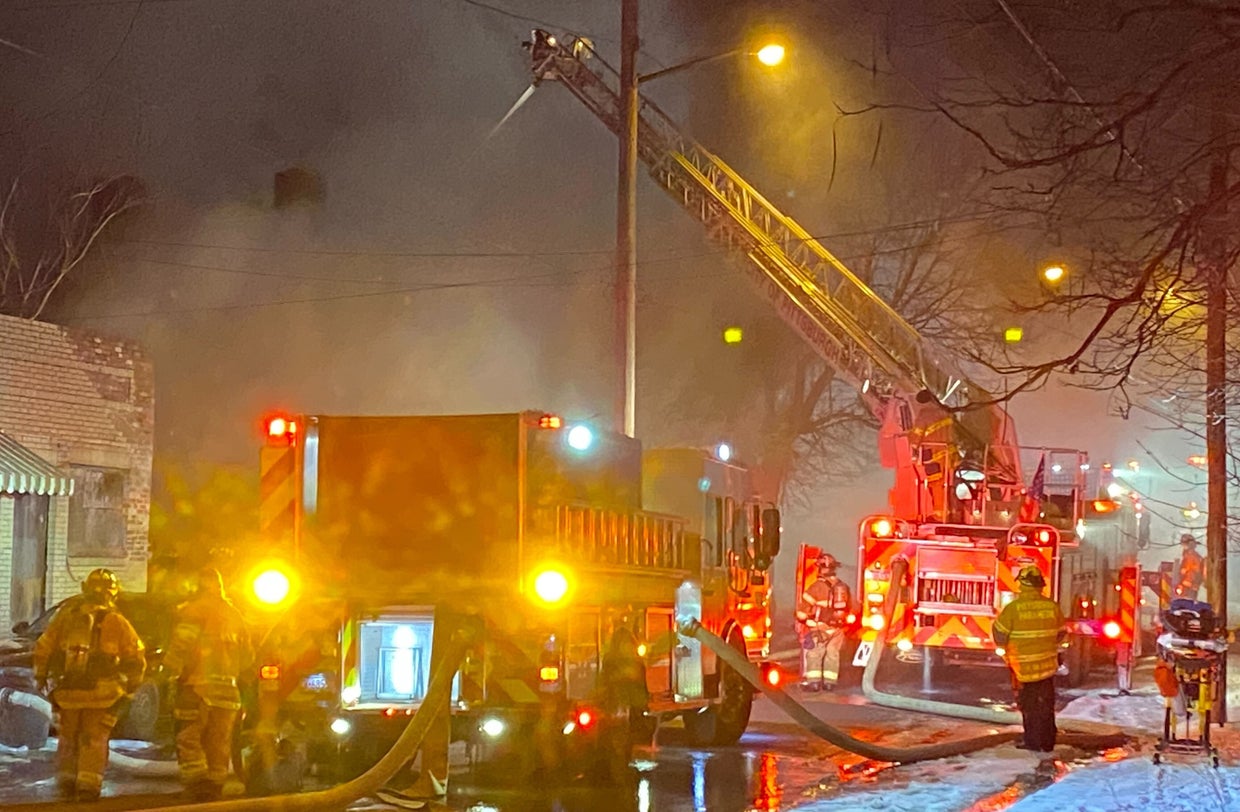 Firefighters Battle Cold Temperatures While Responding To Fire In ...