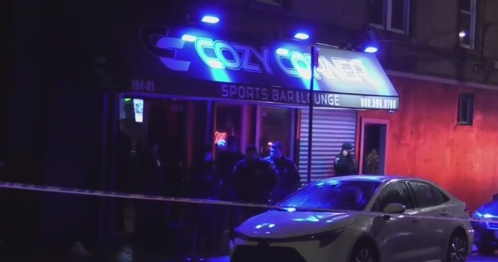 Police Diquan Orr Shot To Death Outside Queens Sports Bar CBS New York