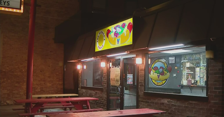 Man Throws Brick Through Glass Door At Wieners Circle Hot Dog Stand