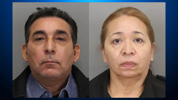 Palo Alto retail theft suspects Jose Moises Mujica and Remedios Reyes 