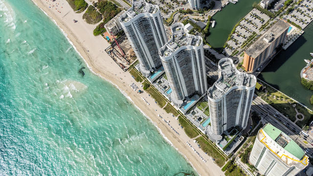 Florida Beach Resort Aerial 