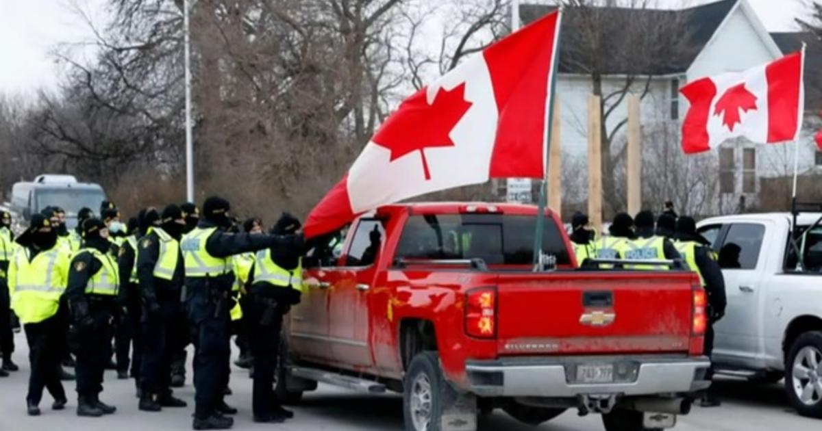 Canadian Officials Declare End Of Trucker Convoy Crisis At U S Canada   Cbsn Fusion Canadian Officials Declare End Of Crisis At Us Canada Border Crossing Thumbnail 895438 640x360 