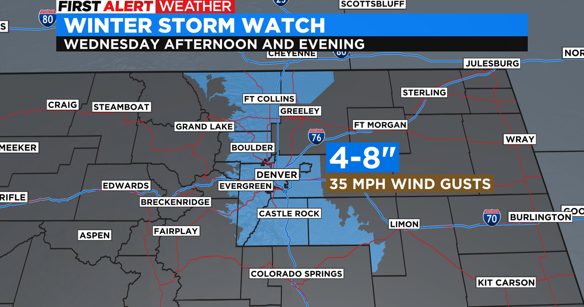 Colorado Weather: Another Snow Storm Set To Dump In Denver - CBS Colorado