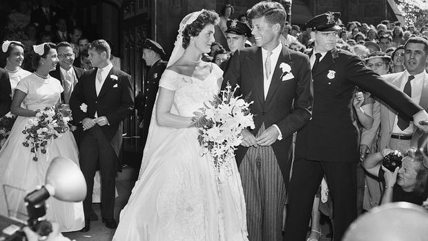 John and Jacqueline Kennedy Wedding 