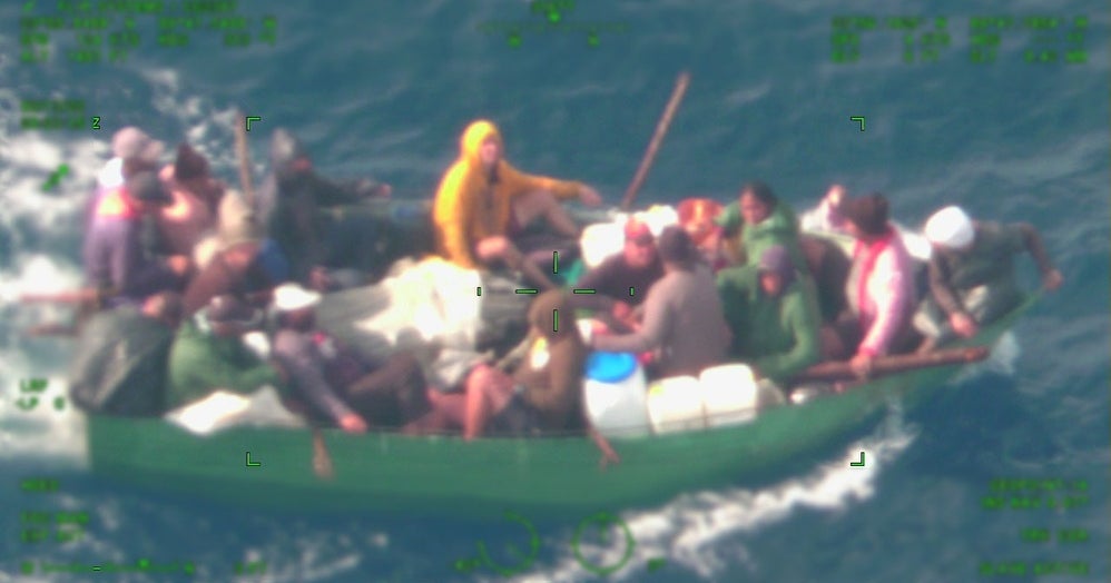 US Coast Guard Repatriates 29 Cubans Found At Sea - CBS Miami