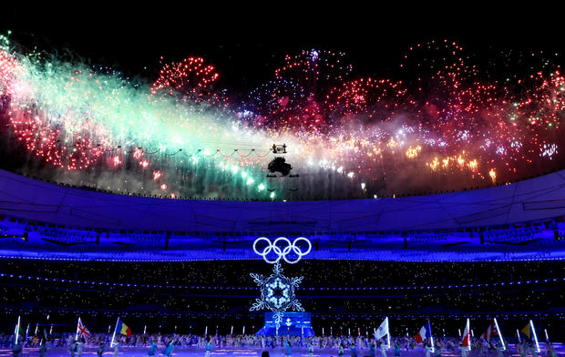 Closing ceremony of Winter Olympic Games in Beijing, China 