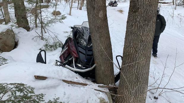 Conway Snowmobile Crash 