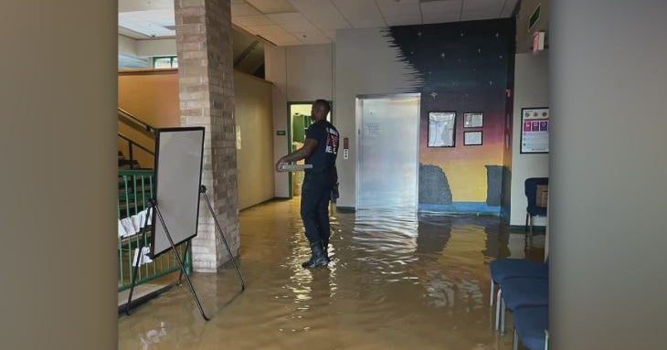 Burst Pipe, Flooding Closes James Arthur Intermediate School In Kennedale CBS Texas