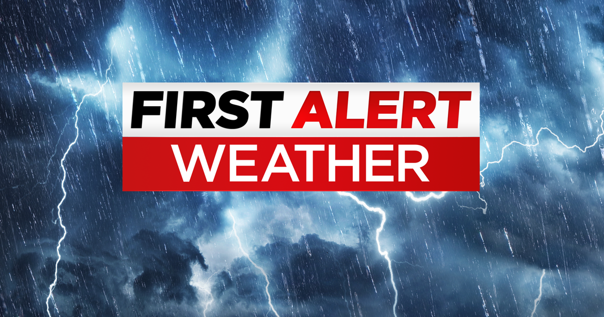 First Alert Weather: Red Alert for possible severe thunderstorms, risk of tornado