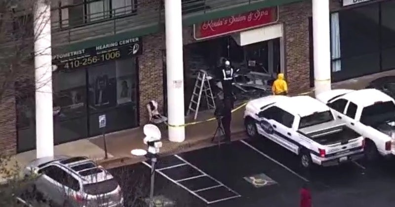 Witnesses Describe Chaos After Car Slams Into Perry Hall Salon