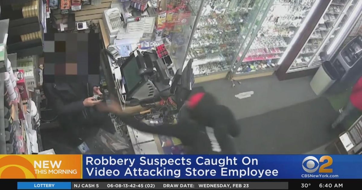 Worker attacked during store robbery CBS New York