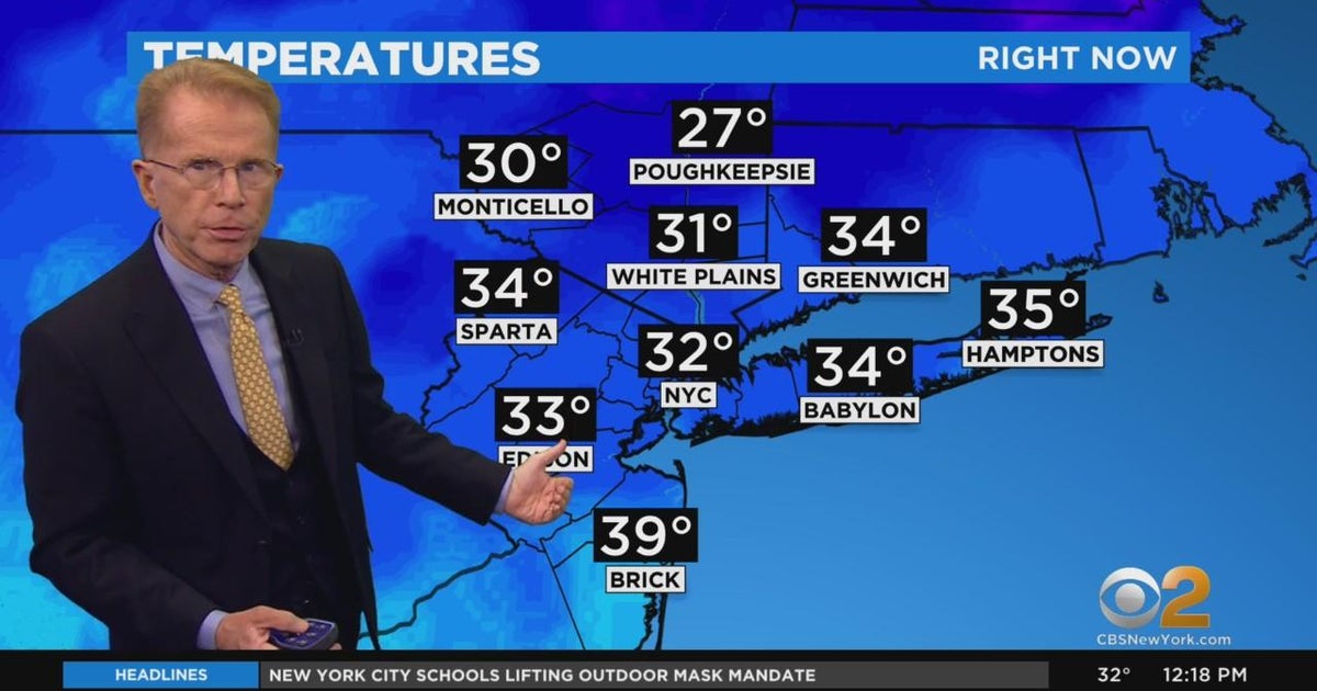 First Alert Weather: CBS2's 2/25 Friday afternoon update - CBS New York