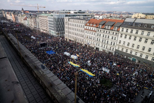 CZECH-UKRAINE-RUSSIA-CONFLICT-PEACE-DEMONSTRATION 