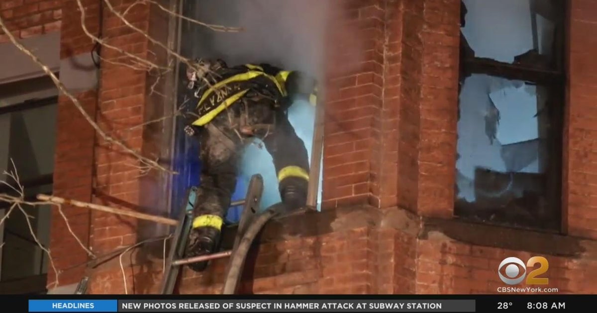 74-year-old woman dies in Brooklyn fire - CBS New York
