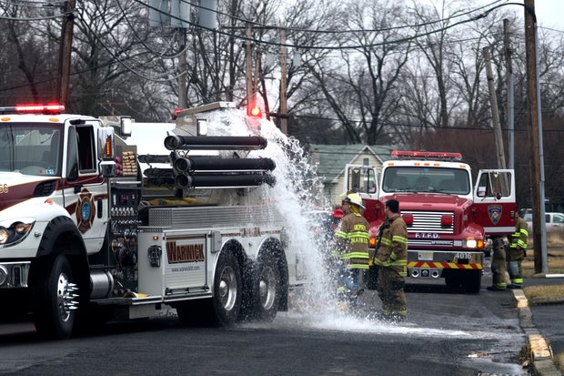 Aftermath Of Tanker Fire At I-95 In Bensalem