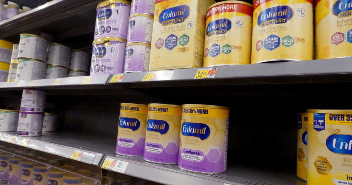 Nationwide Baby Formula Shortage Causing Frustration Fear For Both Parents And Nonprofits CBS