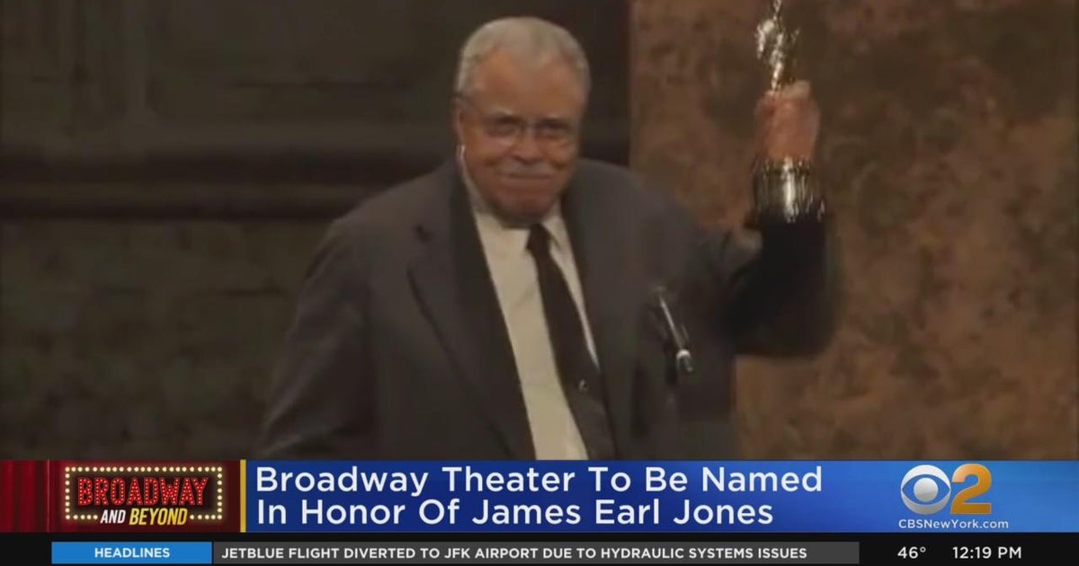 Broadway theater named in honor of James Earl Jones - CBS New York