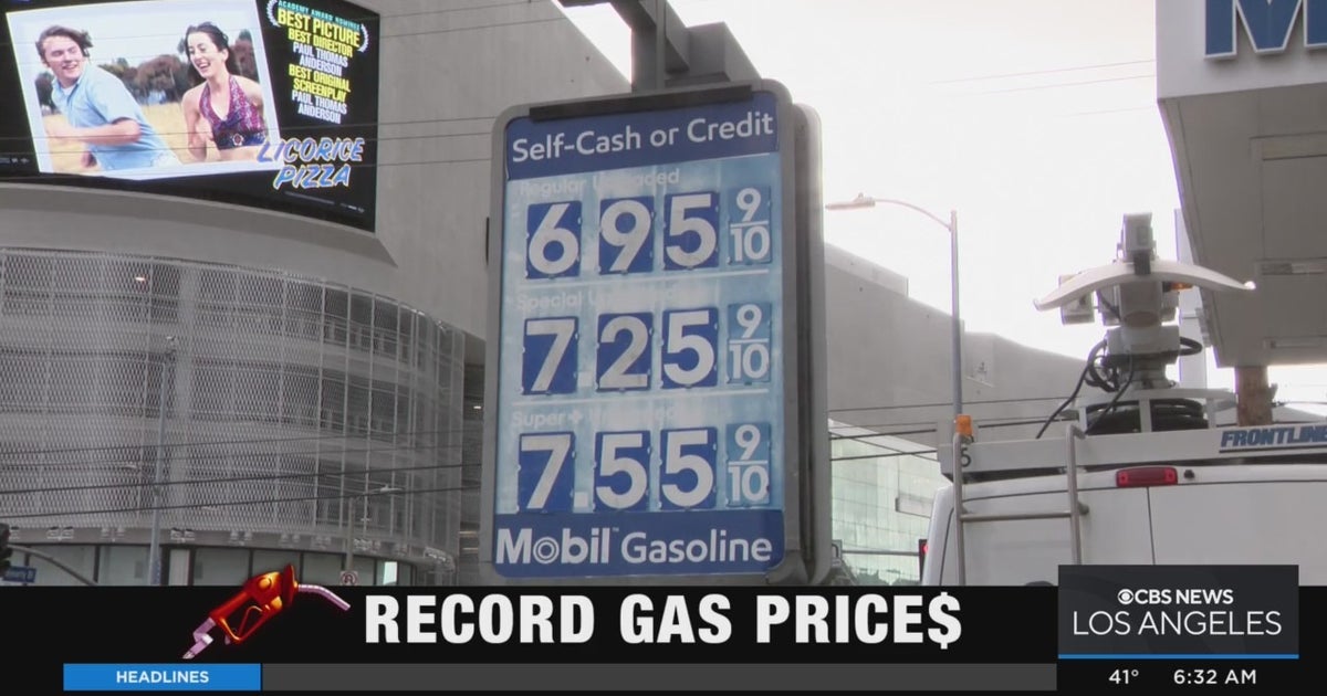 RecordHigh Gas Prices Continue To Climb Across Southern California