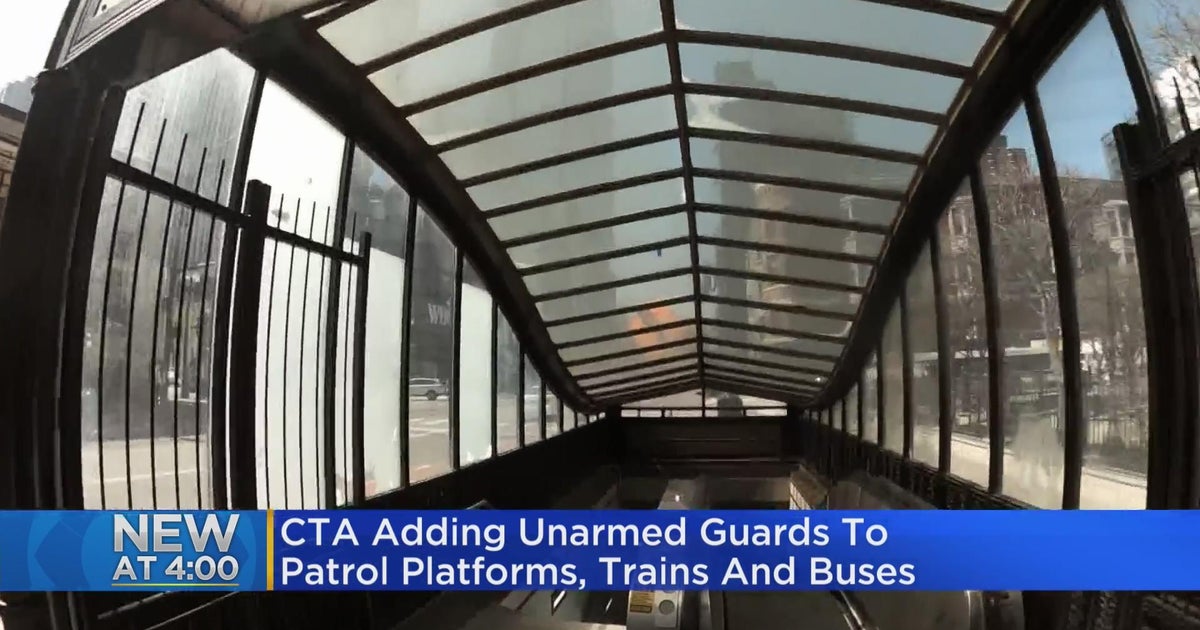 CTA adding unarmed guards to patrol platforms, trains, buses - CBS Chicago