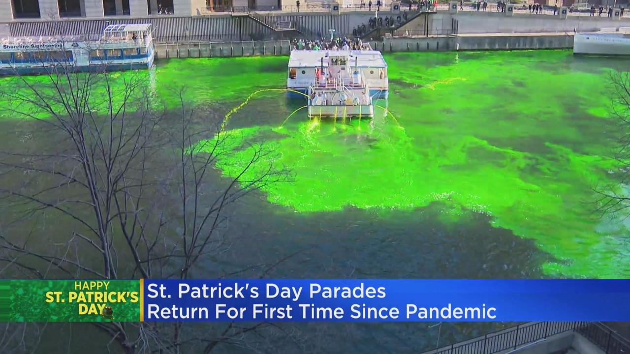 Erin go Bragh! St. Patrick's Day parades returning to Chicago; river to be  dyed green again Saturday - CBS Chicago