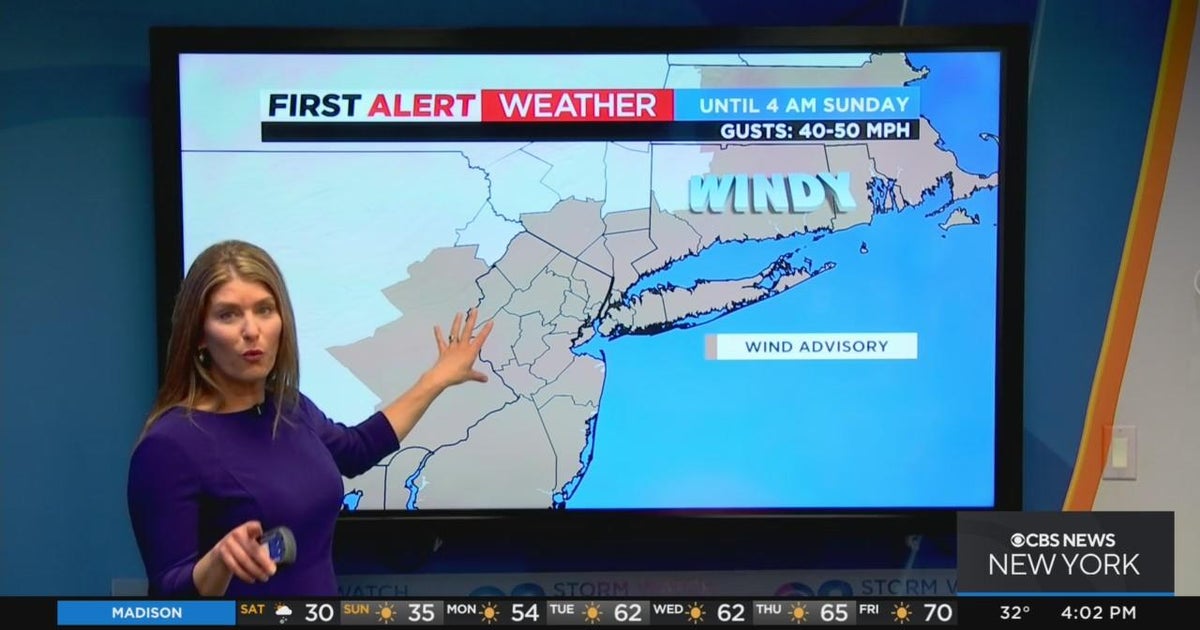 First Alert Weather: CBS2's 3/12 Saturday update at 4 p.m. - CBS New York