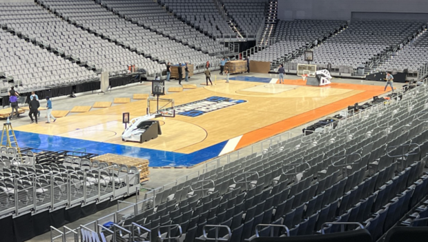 Dickies Arena gets ready for NCAA Tournament 