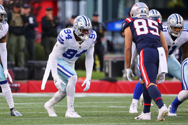 Dallas Cowboys defensive end Randy Gregory (94) plays against the