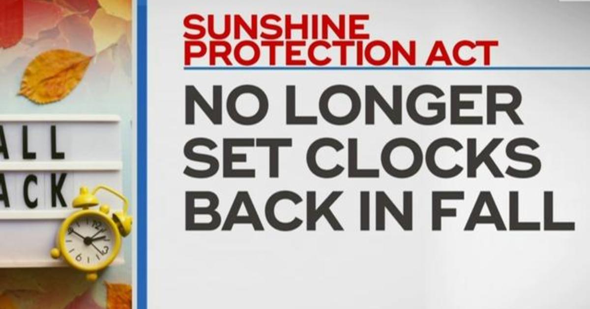 Senate approves permanent Daylight Saving Time CBS News