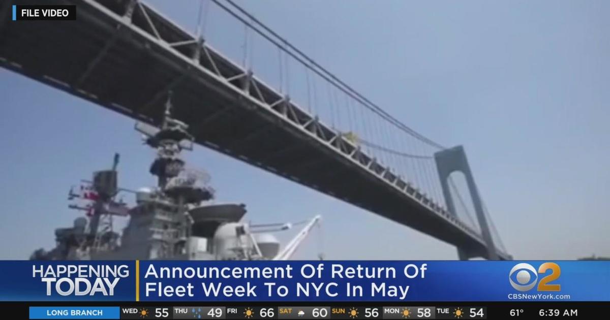 Announcement on future of Fleet Week CBS New York