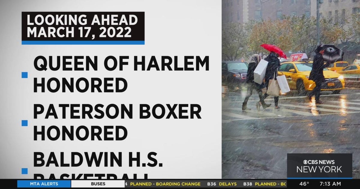 Look ahead at today's events - CBS New York