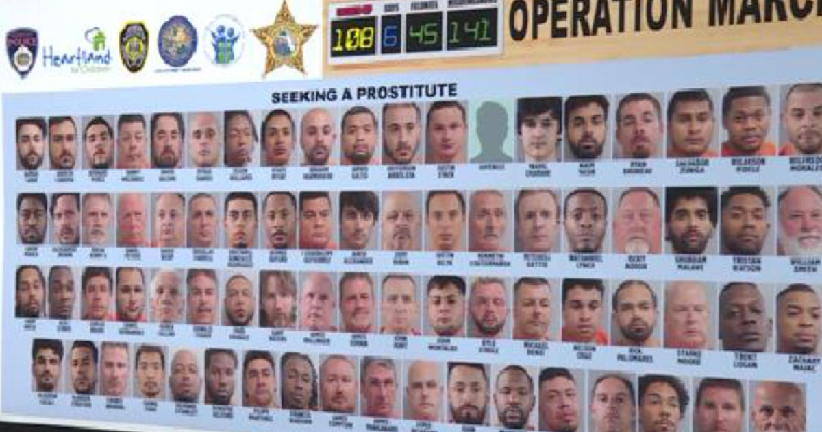 Massive Florida Sex Sting More Than 100 Arrested Including Three Disney Employees Cbs Miami 