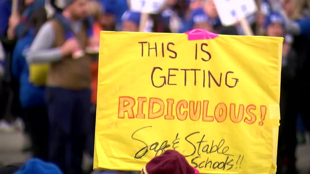 Minneapolis Educators Strike Sign 