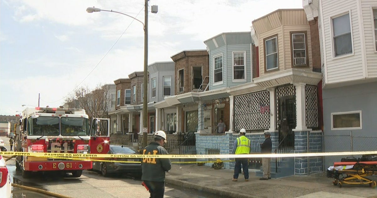 Fire In Philadelphia's Olney Section Leaves 1 Person Dead CBS